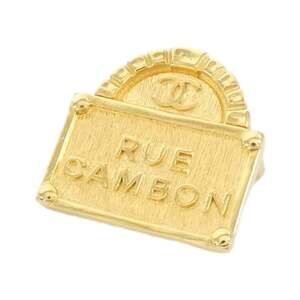 CHANEL Gold Brooch